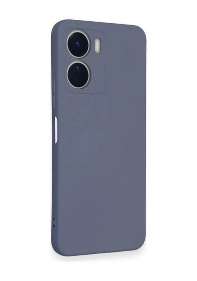 Vivo Y16 Kılıf Nano İçi Kadife Silikon - Gri -