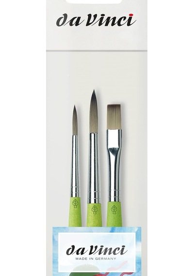 Fit Sentetik, Seri 4209, Set, 3 Fırça, Çok Yönlü, Akrilik, Gouche, Tempera, Kağıt Ve Karton İçin, Hobi Ve Okul İ