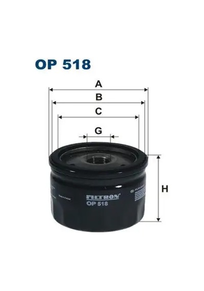 Jeep Grand Cherokee 2 Yag Filtresi 4.7 2001-2005 Fıltron Op518