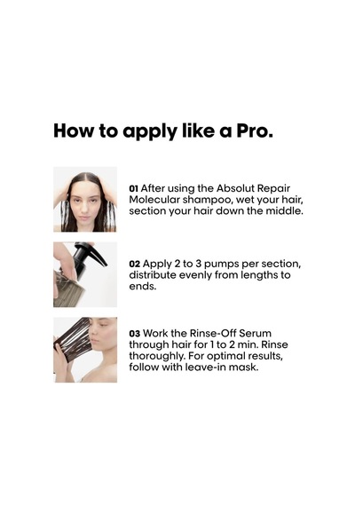 L'oréal Professionnel Paris Serie Expert Absolut Repair Molecular Tüm Yıpranmış Saçlar Için Durulanan Serum 250ml Diğer