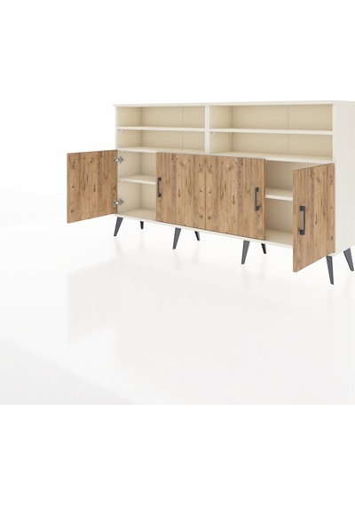 Arges Konsol 6 Raflı 4 Kapaklı 176x30x99 Aytaşı-çam/antrasit Aytaşı-çam/antrasit Arges Konsol 6 Raflı 4 Kapaklı 176x30x99 Aytaşı-çam/antrasit Aytaşı-çam/antrasit