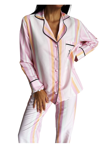 Victoria"s Secret İpeksaten Pijama Takımı Fuşya - Pembe