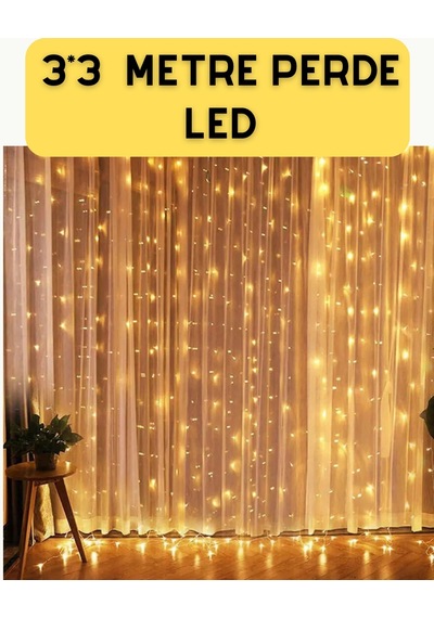 Hubrendy Tekno Şelale Tasarımlı Perde Led Düğün Ve Özel Gün Işıkları