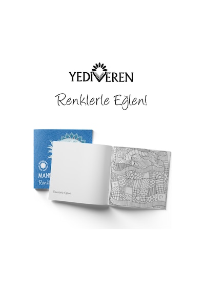 Mandala Büyükler Için Boyama Seti - 3 Kitap