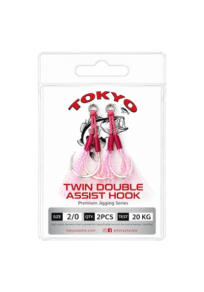 Tokyo Tackle Twin Double Assist Hook 2'li Asist Kanca No:2/0