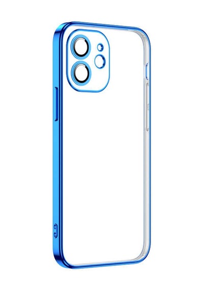 Apple Uyumlu iPhone 12 Uyumlu Zore Krep Kılıf-mavi Mavi -