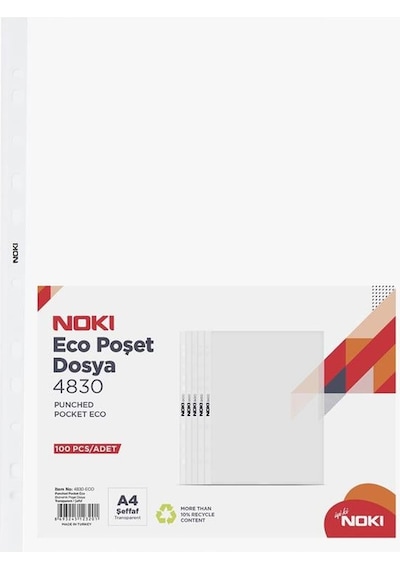 Noki Poşet Dosya Eco 100 Lü 4830-eco Diğer