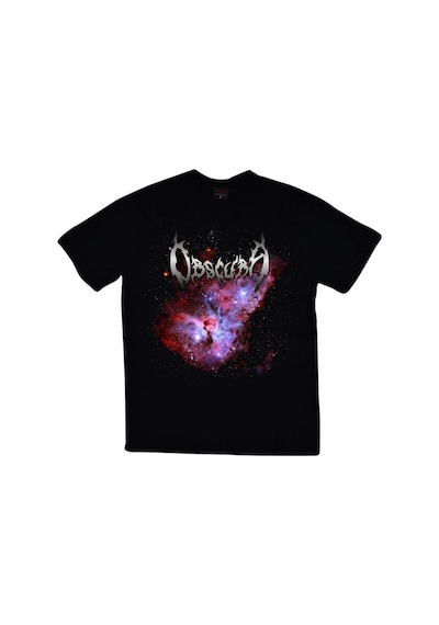 Stoned&Fame Obscura Baskılı T-shirt SIYAH