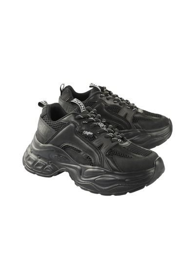 Oxford Klasik Kadın 1636486 Buffalo Yuno - Vegan Nappa/mesh- Black Siyah