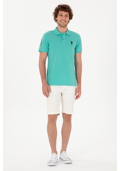 U.S. Polo Assn. Erkek Slim Fit Polo Yaka Mint Basic Tişört 50305929-VR090 U.S. Polo Assn. Erkek Slim Fit Polo Yaka Mint Basic Tişört 50305929-VR090