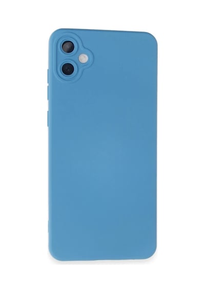 Samsung Galaxy A05 Kılıf Nano İçi Kadife Silikon - Mavi 0.2M-Çok Renkli