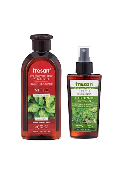 Tresan Dökülme Karşıtı Isırgan Otu Şampuanı 300 ML + Tresan K.ağacı Özlü Saç Toniği 125 ML