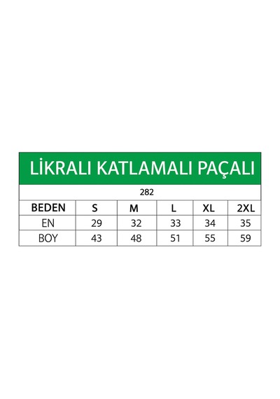 Belpa Ceylanoğlu Likralı Katlamalı Paçalı 6'lı Beyaz
