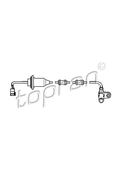 Topran 401549001 Abs Sensörü Arka Sağ Mercedes S-class W220 C215 A2205400517