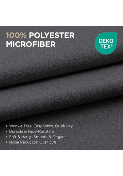 Joydeco Karartma Perdeleri 200 Cm Uzunluk 2 Panel Seti, Isı Yalıtımlı Uzun Perde Ve Perdeler 2 Burg, Oturma Odası Y Genel Joydeco Karartma Perdeleri 200 Cm Uzunluk 2 Panel Seti, Isı Yalıtımlı Uzun Perde Ve Perdeler 2 Burg, Oturma Odası Y Genel