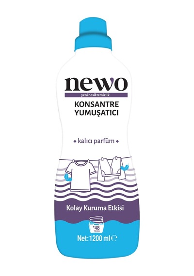 Newo Konsantre Yumuşatıcı Kolay Kurutma Etkili 1.200ml 5 Adet Diğer