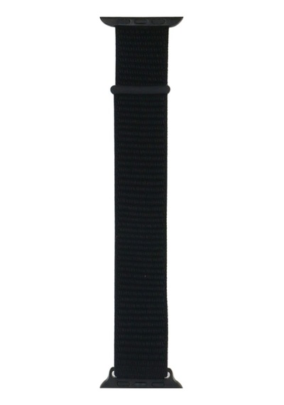 Watch 42mm Kordon Band-03 Serisi Hasır Strap Kayış-koyu Siyah