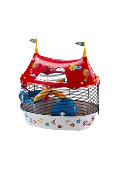 57922799 Hamsterheim Üç Katlı, Ölçüler: 49,5 X 34 X Y 42,5 Cm, Siyah