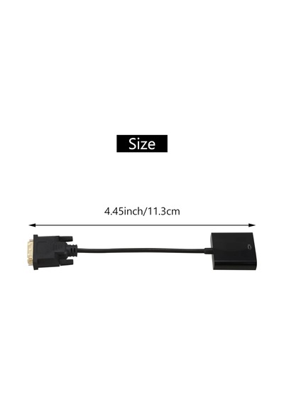 Platoon Pl-7200 Dvı-d 24+1 Erkek To Vga Dişi Çevirici Adaptör Kablo Dvı To Vga Adaptör