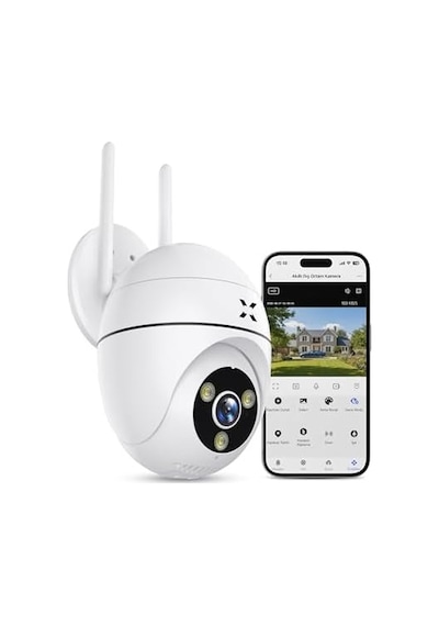 Xenon Smart Güvenlik Kamerası 1440p Mobil Kontrol Hareket Takipli Gece Görüşlü Dış Mekan Kamera X7268