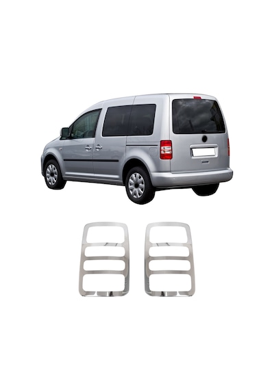 Volkswagen Caddy Uyumlu 2003-2014 Stop Çerçevesi 2 Parça Abs Krom Kaplama