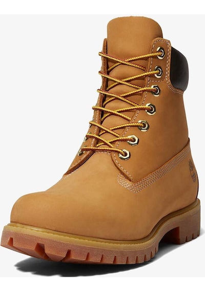 Timberland Premium 6 Inch Lace Up Waterp Erkek Sarı Outdoor Ayakkabı-9004 Sarı