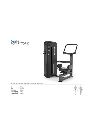 Profitness A3018 Rotary Torso