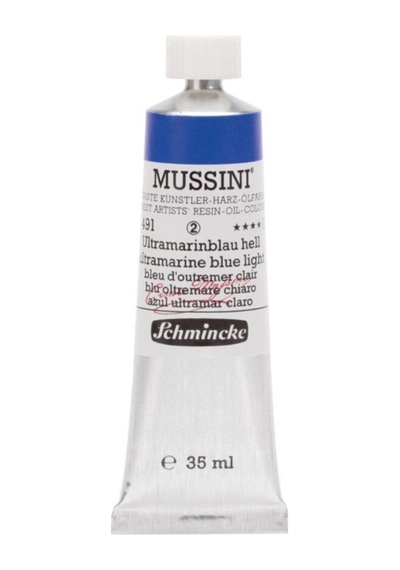 Schmincke Mussini Artist Yağlı Boya 35 ML Seri 2 491 Ultramarine Blue Light