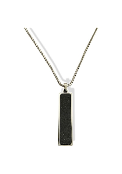 Ars-k009 Erkek Çelik Kolye Gri