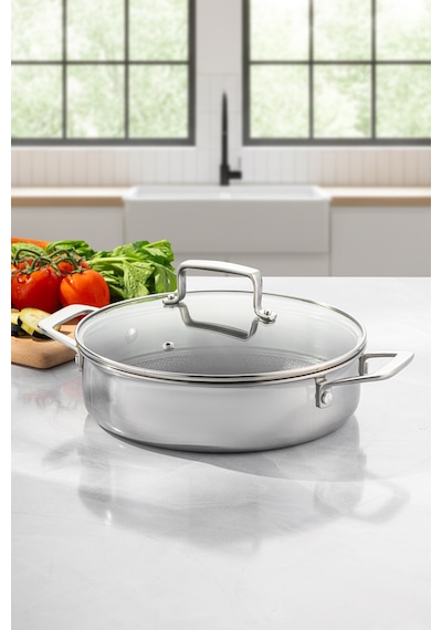 Emsan Pro Tri Ply Karnıyarık Tencere Çelik 28 Cm Gümüş