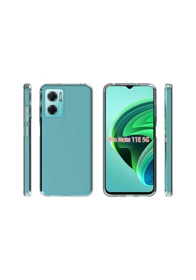 Xiaomi Redmi Note 11e Kılıf Kamera Korumalı Şeffaf Kalın Üstün Koruma Silikon Pazarplus