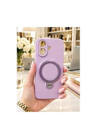 Poco X8 Pro İle Uyumlu 360 Derece Dönebilen Kalın Metal Magsafe Halka Stantlı İçi Kadife Korumalı Ultra Lüx Premium Silikon Kılıf Pembe Poco X8 Pro İle Uyumlu 360 Derece Dönebilen Kalın Metal Magsafe Halka Stantlı İçi Kadife Korumalı Ultra Lüx Premium Silikon Kılıf Pembe