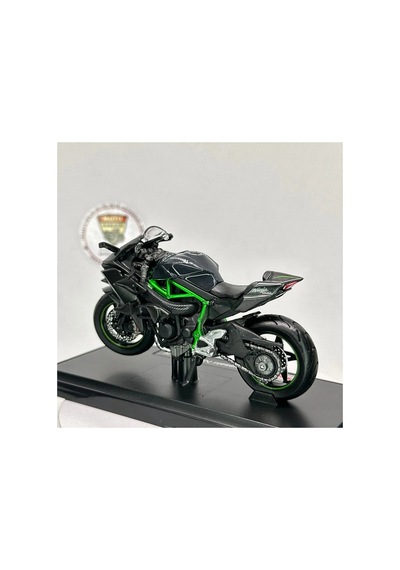 Kawasaki Ninja H2r Maket Motor - 1:18 Msz Diecast Stantsız Siyah