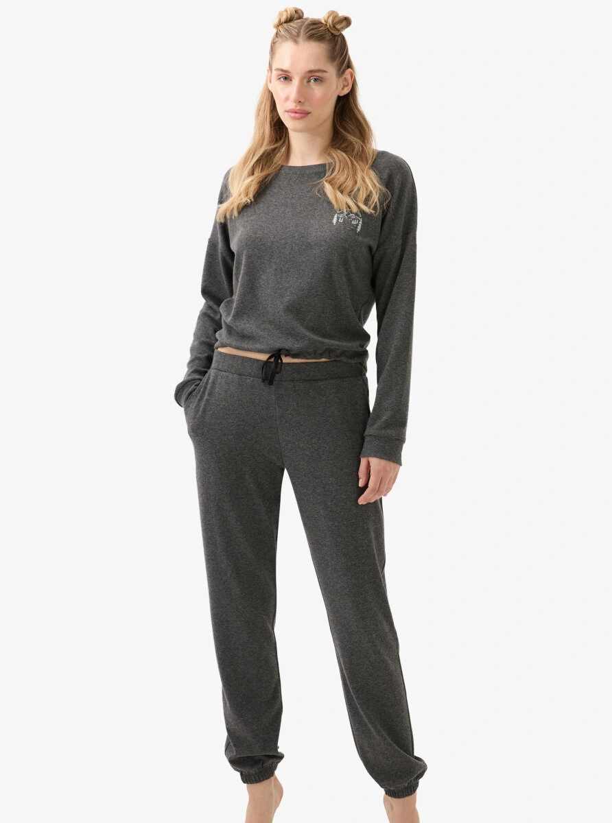 Blackspade Kadın Pijama Takımı 51939 - Antrasit Antrasit