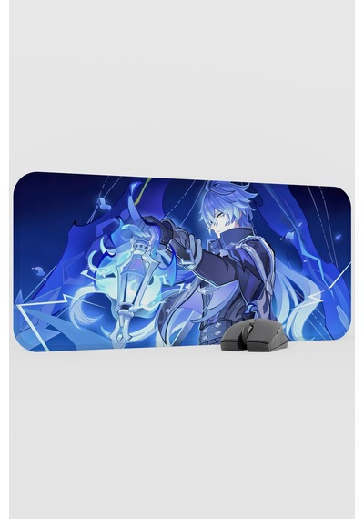 Flins Genshin Impact Anime Oyuncu V1 - 70x30 Xl Gaming Mouse Pad Fare Altlığı
