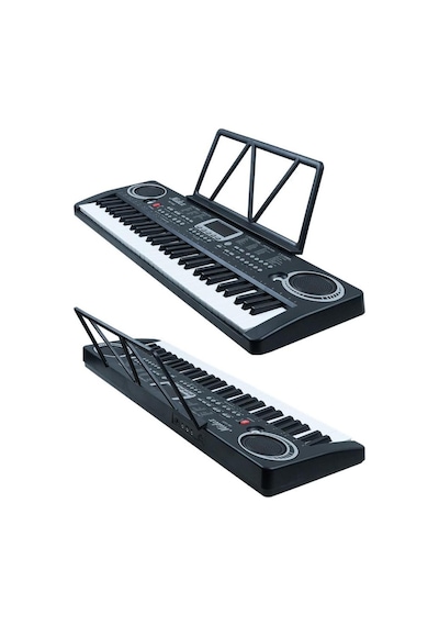 Midex PS-1500BK-H Başlangıç İçin 61 Tuşlu Org Kulaklık Mikrofon ve Notalık