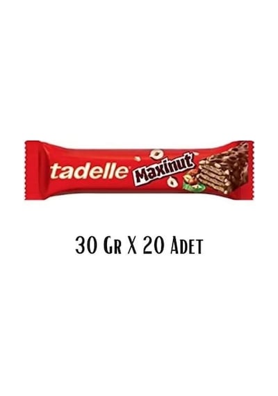 Tadelle Maxinut Çikolatalı Gofret 20 x 30 G