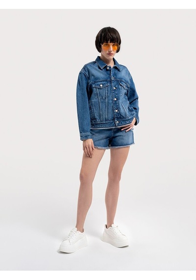 LOFT Regular Fit Kadın Ceket Lf2036245 Q1.v1 Denim