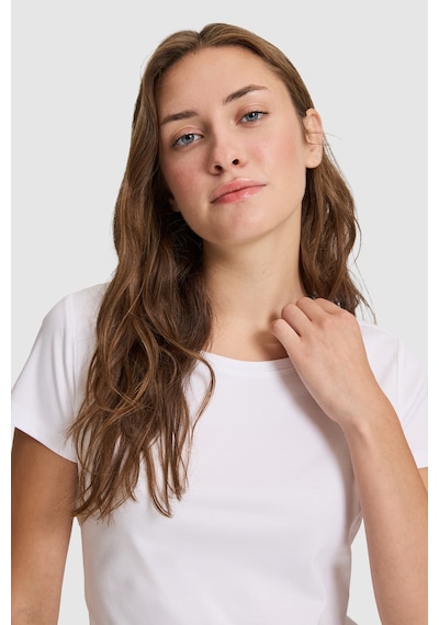 U.S. Polo Assn. U.s. Polo Assn. Kadın Beyaz Tişört Basic 50324939-vr013