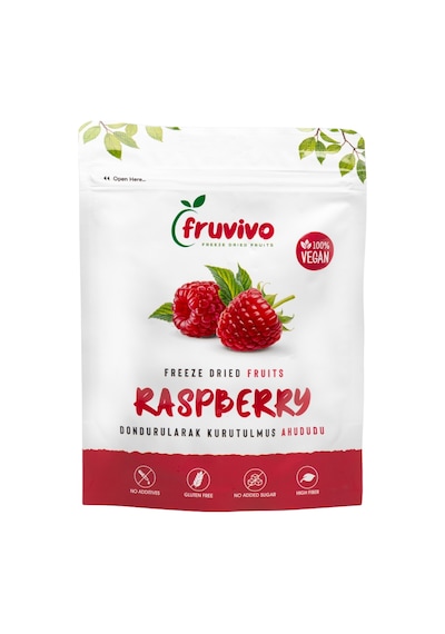 Fruvivo 3'lü Freeze Dry Paket - Böğürtlen + Elma + Ahududu - Dondurularak Kurutulmuş Meyve Cipsi Şeker İlavesiz %100 Doğal Vegan 60 G