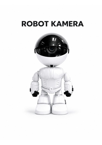 Akıllı Robot Kamera Hd Video Kayıt Hareket Algılama Gece Görüşlü Wifi Destekli Ev Ve Ofis Güvenlik Kamerası