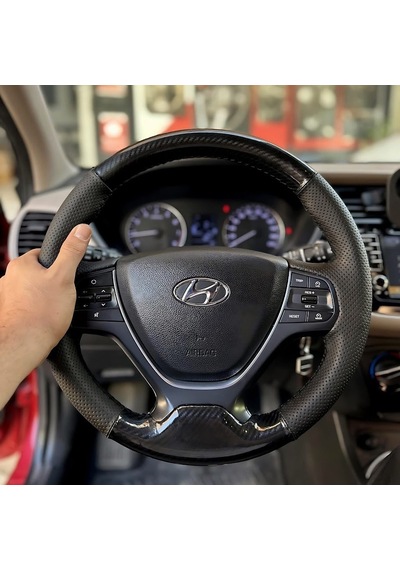 Hyundai İ20 2015-2018 Araca Özel Direksiyon Kılıfı 5d Kristal Kar 1 Adet