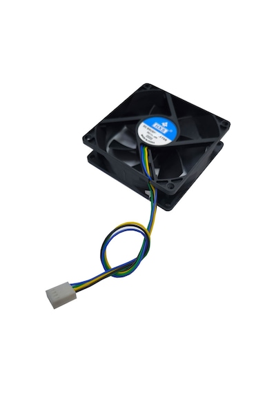 8 Cm 4 Pin Dc 12v Fan 8x8x2.5cm 12 V 4pinli Fan 1 Adet