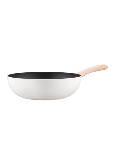 Madame Coco Manon Wok Tava - Beyaz - 29 Cm 8684427113455 Beyaz