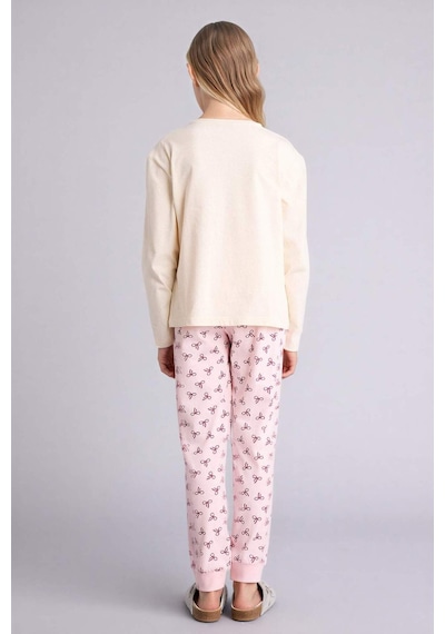 Defacto %100 Pamuklu 2'li Pijama Takımı Kız Çocuk H0105A826SP