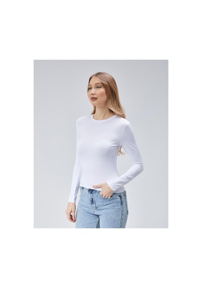 Virago Soft Touch Yuvarlak Yaka Uzun Kol Bluz/body Beyaz - 686786244 Beyaz - 686786244 Beyaz Virago Soft Touch Yuvarlak Yaka Uzun Kol Bluz/body Beyaz - 686786244 Beyaz - 686786244 Beyaz