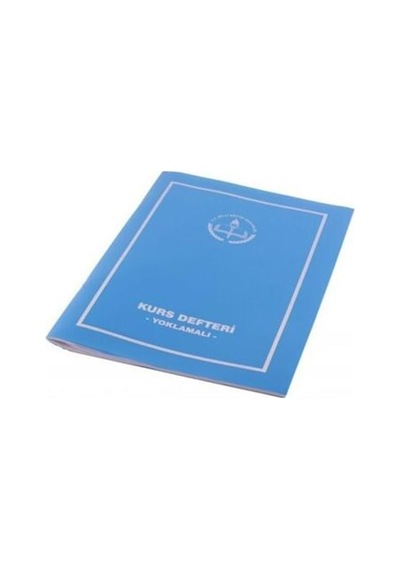 Gülpaş Kurs Defteri Yoklamalı Plastik Kapak 22x32