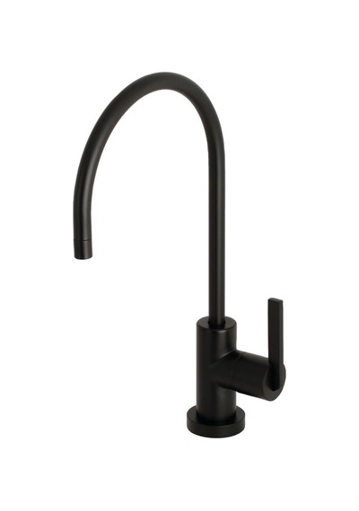 Brass Ks8190ctl Kontinental Su Filtrasyon Bataryası, 13,7 Cm Ağız Erişiminde, Mat Siyah