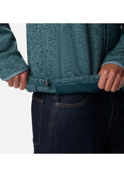 Columbia Sweater Weather Erkek Tam Fermuarlı Polar Üst Yeşil Ao9710-414 001