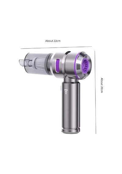 Castu Cs59 Plus Max Kablosuz Araç Süpürgesi 18000pa Güçlü Emiş, 100w, 3 Kademe, 6000mah
